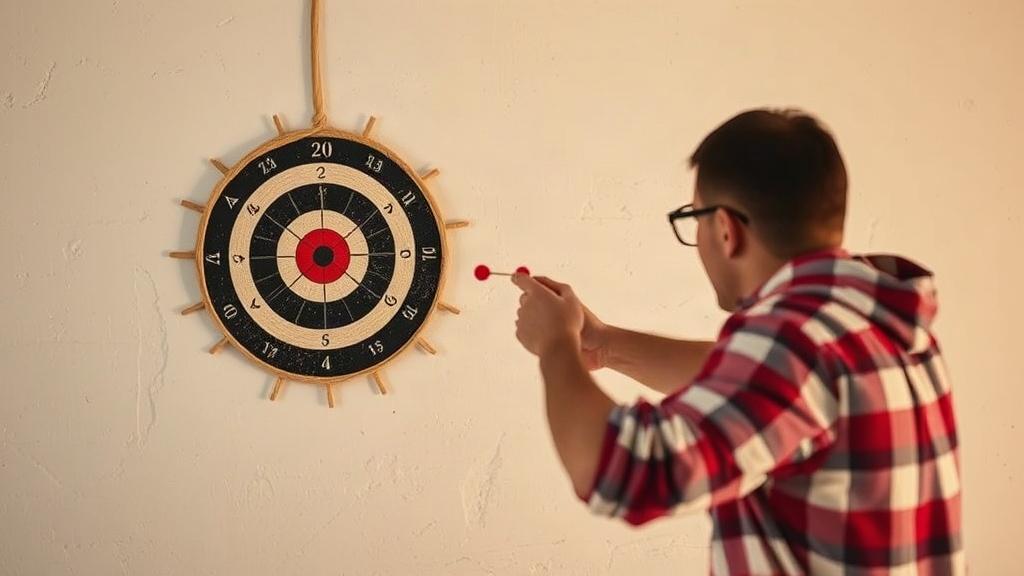 Hauteur jeux de fléchettes : les mesures officielles pour jouer dans les règles