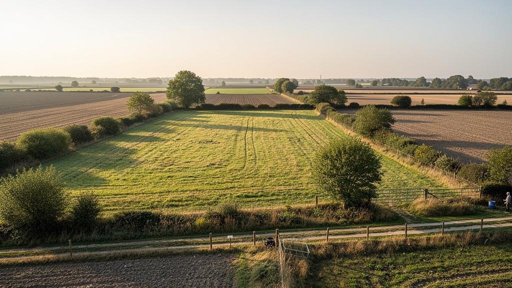 Visualisation d'un hectare en milieu rural