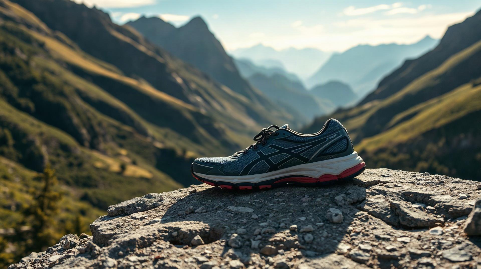 Athlète féminine récupérant après une course de trail