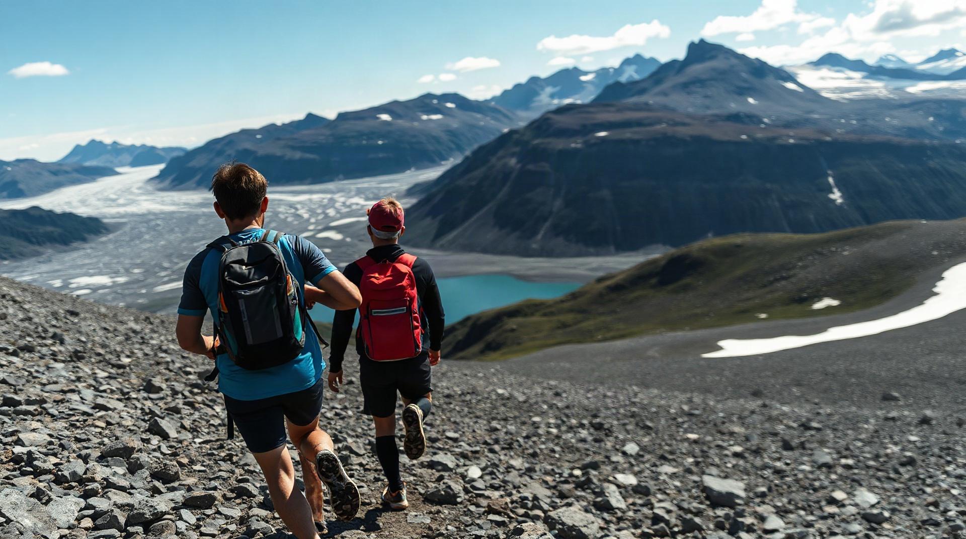 Passage en altitude sur les pierriers du massif du Rotondo